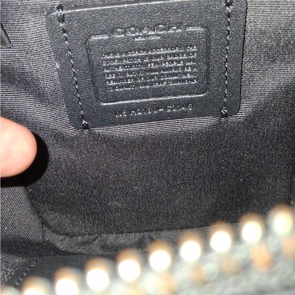 Men's Black and Gray coach Crossbody Bag - Picture 6 of 8